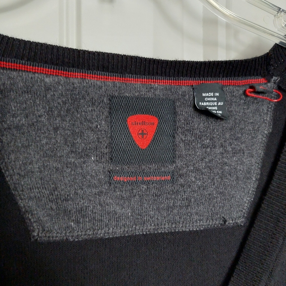 Strellson - Men's Large black Button-Up Cardigan - Picture 3 of 4